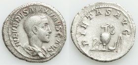 Maximus, as Caesar (AD 235/6-238). AR denarius (21mm, 3.28 gm, 6h). Choice VF. Rome. IVL VERVS MAXIMVS CAES, bare headed, draped bust of Maximus right...