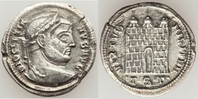Diocletian (AD 284-305). AR argenteus (20mm, 2.98 gm, 2h). XF, scratches. Thessalonica, 3rd officina, AD 302. DIOCLETIA-NVS AVG, laureate head of Dioc...