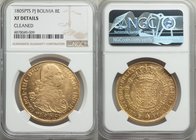 Charles IV gold 8 Escudos 1805 PTS-PJ XF Details (Cleaned) NGC, Potosi mint, KM81.

HID09801242017
