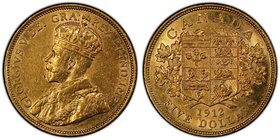 George V gold 5 Dollars 1912 AU55 PCGS, Ottawa mint, KM26. AGW 0.2419 oz.

HID09801242017
