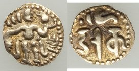 Anonymous gold Aka (1/8 Kahavanu) ND (c. 980-1070) VF, Mitch-828-830, Fr-6. 10.4mm. 0.48gm. 

HID09801242017