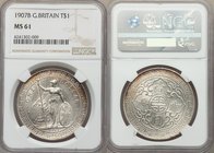 Edward VII Trade Dollar 1907-B MS61 NGC, Bombay mint, KM-T5. Full mint bloom with peripheral toning.

HID09801242017