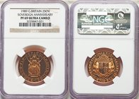 Elizabeth II gold Proof "Sovereign Anniversary" 2 Pounds 1989 PR69 Ultra Cameo NGC, KM957. AGW 0.4711 oz.

HID09801242017