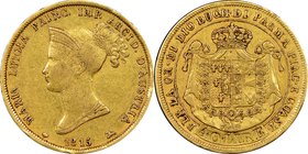 Parma. Maria Luigia gold 40 Lire 1815 XF40 NGC, KM-C32. 

HID09801242017