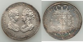 Tuscany. Carlo Ludovico & Maria Louisa Francescone (10 Paoli) 1806 VF (edge nicks), Pisa mint, KM-C50.2, Dav-152. 41.5mm. 27.28gm. It appears that the...