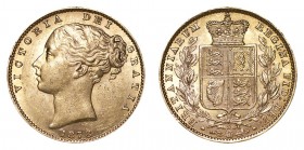 AUSTRALIA. Victoria, 1837-1901. Gold Sovereign, 1878-S, Sydney. Good extremely fine.. 7.99 g. 22.05 mm. Mintage: 1,259,000. Marsh 74, S.3855. Good ext...