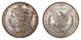 UNITED STATES. Morgan Dollar, 1878-1921. $1, 1886, Philadelphia. Mint state.. 26.73 g. 38.1 mm. KM# 110. A nice crispy silvery gem uncirculated morgan...