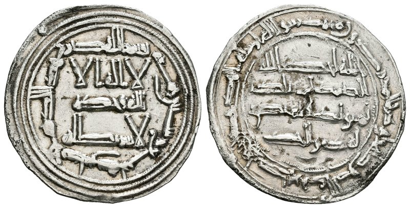 Emirato. Abderrahman I. Dirhem. 164 H (780). Al Andalus. (Vives-62). Ag. 2,70 g....