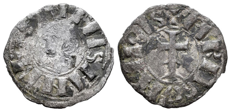 Corona de Aragón. Alfonso El Batallador (1104-1134). Dinero. Navarra. (Cru-219 v...