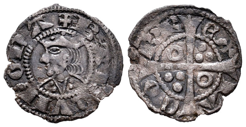 Corona de Aragón. Jaime II (1291-1327). Dinero. Barcelona. (Cru-340.1). Ve. 0,91...
