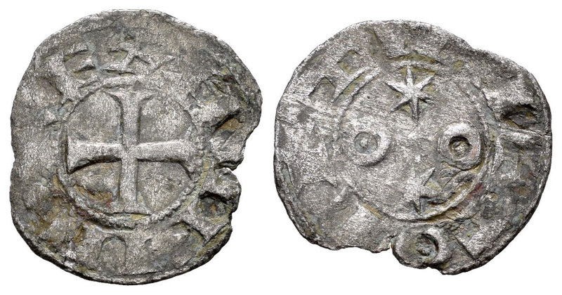 Reino de Castilla y León. Alfonso VI (1073-1109). Dinero. Toledo. (Bautista-9.1)...