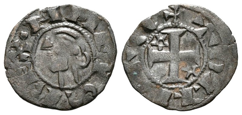 Reino de Castilla y León. Alfonso I (1109-1126). Dinero. Toledo. (Bautista-40.1)...