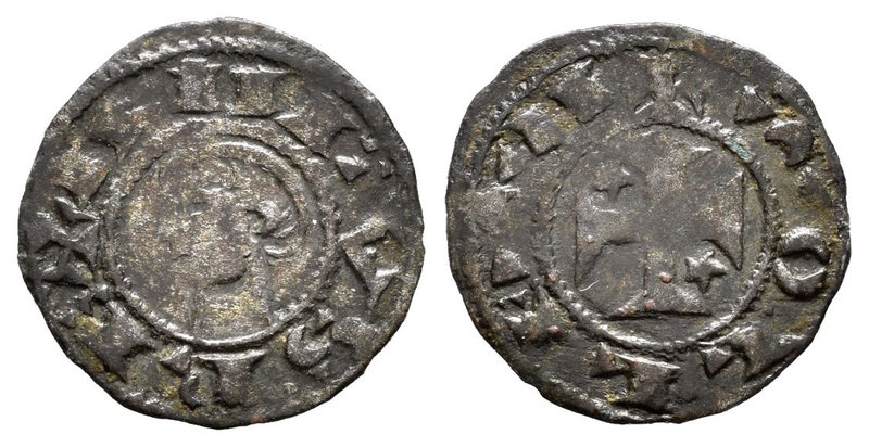 Reino de Castilla y León. Alfonso I (1109-1126). Óbolo. Toledo. (Bautista-41). V...