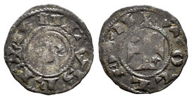 Reino de Castilla y León. Alfonso I (1109-1126). Óbolo. Toledo. (Bautista-41). Ve. 0,48 g. Estrella en el primer y cuarto cuadrante. MBC. Est...45,00....