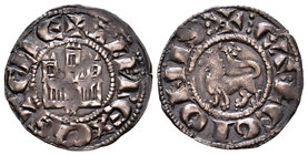 Reino de Castilla y León. Alfonso X (1252-1284). Pepión. Murcia. (Bautista-347). Ve. 1,04 g. Con M bajo el castillo. MBC+. Est...50,00.