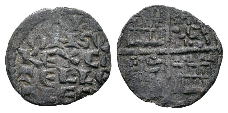 Reino de Castilla y León. Alfonso X (1252-1284). Óbolo. Sin marca de ceca. (Baut...