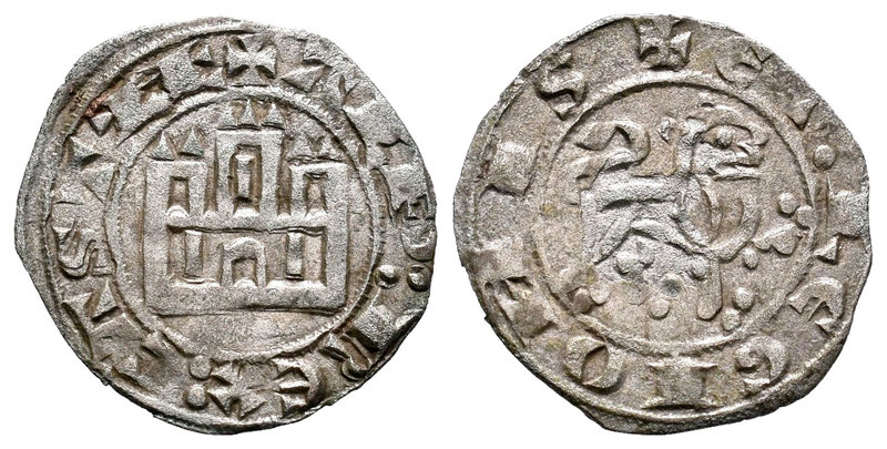 Reino de Castilla y León. Alfonso X (1252-1284). Maravedí prieto. (Bautista-389)...