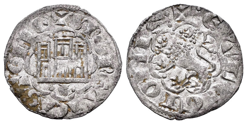 Reino de Castilla y León. Alfonso X (1252-1284). Novén. Coruña. (Bautista-395.1)...