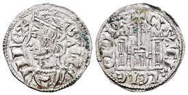 Reino de Castilla y León. Sancho IV (1284-1295). Cornado. Burgos. (Bautista-427). Anv.: Cruz en corona con estrella encima. Rev.: Leyenda CASTELE LE·G...
