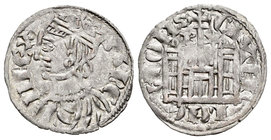 Reino de Castilla y León. Sancho IV (1284-1295). Cornado. Burgos. (Bautista-427 variante). Anv.: Cruz en corona . Rev.: B y estrella a los lados de la...