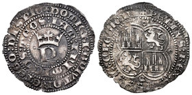 Reino de Castilla y León. Pedro I (1350-1368). 1 real. Sevilla. S. (Abm-380 var). (Bautista-525). Ag. 1,70 g.  Pieza con peso de medio real y diseños ...