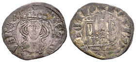 Reino de Castilla y León. Pedro I (1350-1368). Cornado. Murcia. (Bautista-549). Ve. 0,88 g. Con M bajo el castillo. Muy rara. MBC. Est...150,00.