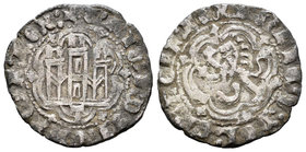 Reino de Castilla y León. Enrique III (1390-1406). Blanca. Toledo. (Bautista-770). (Abm-603). Ve. 2,32 g. Con T bajo el castillo. MBC-. Est...25,00.