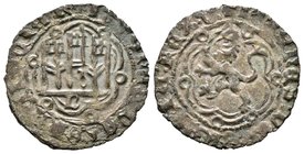 Reino de Castilla y León. Juan II (1406-1454). Blanca. Burgos. (Bautista-811). Ve. 1,74 g. Con B bajo el castillo. MBC. Est...30,00.