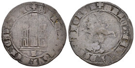 Reino de Castilla y León. Enrique IV (1454-1474). 1 maravedí. Cuenca. (Bautista-962). (Abm-794). Ve. 2,41 g. Con cuenco bajo el castillo. BC+. Est...4...