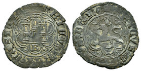 Reino de Castilla y León. Enrique IV (1454-1474). Blanca. Burgos. (Bautista-1067). Ve. 1,34 g. B bajo el castillo. MBC. Est...30,00.