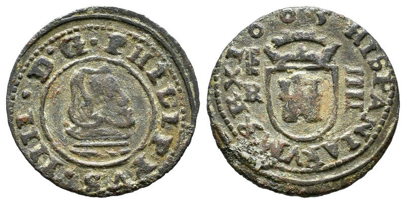 Felipe IV (1621-1665). 4 maravedís. 1663. Segovia. BR. (Cal-1552). (Jarabo-Sanah...