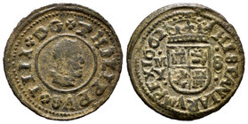 Felipe IV (1621-1665). 8 maravedís. 1662. Madrid. Y. (Cal-1427). (Jarabo-Sanahuja-M443). Ae. 2,07 g. MBC/MBC+. Est...25,00.