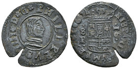 Felipe IV (1621-1665). 16 maravedís. 1662. Sevilla. R. (Cal-1567). (Jarabo-Sanahuja-M606). Ae. 4,01 g. Falsa de época. Grieta. MBC. Est...18,00.