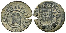 Felipe IV (1621-1665). 16 maravedís. Ae. 4,10 g. Falsa de época. BC+. Est...30,00.