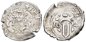 Felipe IV (1621-1665). Dieciocheno. 1624. Valencia. (Cal-1099). Ag. 1,94 g. Sin valor. MBC. Est...40,00.