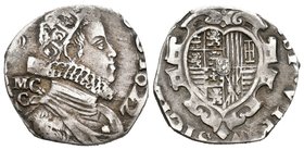 Felipe IV (1621-1665). 1 tari. 1622. Nápoles. MC/C. (Vicenti-319). Ag. 3,71 g. MBC. Est...70,00.