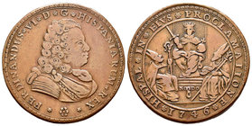 Fernando VI (1746-1759). Medalla de proclamación. 1746. Sevilla. (H-28). Ae. 14,12 g. 34 mm. Escasa. MBC-. Est...80,00.