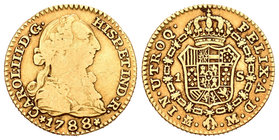 Carlos III (1759-1788). 1 escudo. 1788. Madrid. (Cal-631). Au. 3,31 g. BC+/MBC-. Est...120,00.