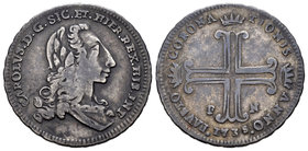 Carlos III (1759-1788). 6 taris. 1735. Sicilia. FN. (Km-149). Ag. 6,57 g. MBC-. Est...160,00.