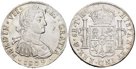 Fernando VII (1808-1833). 8 reales. 1809. México. TH. (Cal-539). Ag. 26,93 g.  Busto imaginario. Pequeñas marcas. EBC-. Est...75,00.
