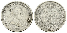 Isabel II (1833-1868). 4 reales. 1836. Madrid. CR. (Cal-286). Ag. 5,98 g. BC/BC+. Est...35,00.