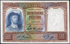 500 pesetas. 1931. Madrid. (Ed 2017-361). 25 de abril, Juan Sebastián el Cano. Sin serie. SC-. Est...40,00.