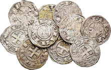 Lote de 10 dineros medievales de Alfonso I. A EXAMINAR. BC+/MBC. Est...150,00.