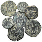 Lote 7 monedas de bronce de Felipe II, diferentes valores y cecas. A EXAMINAR. MBC-/MBC. Est...60,00.