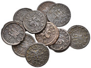 Lote de 10 monedas de 2 maravedís de Felipe III de Segovia. A EXAMINAR. BC+/MBC+. Est...60,00.