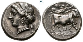 Campania. Neapolis circa 275-250 BC. Didrachm AR