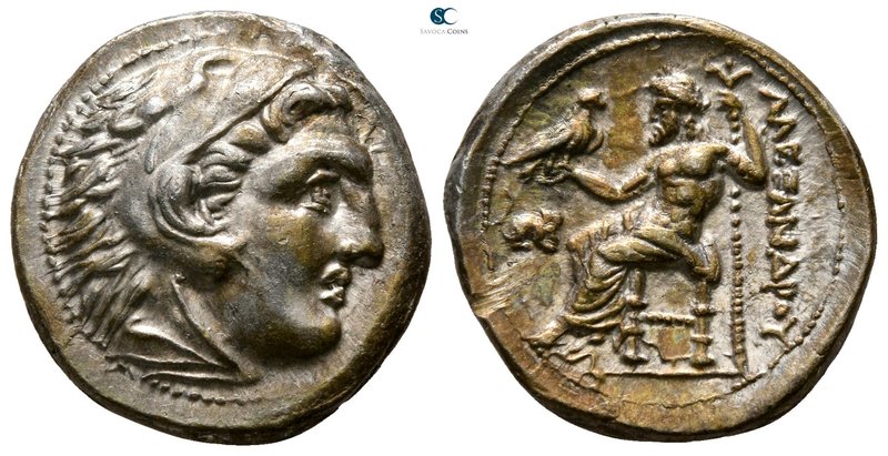 Kings of Macedon. Lampsakos. Alexander III "the Great" 336-323 BC. Drachm AR

...