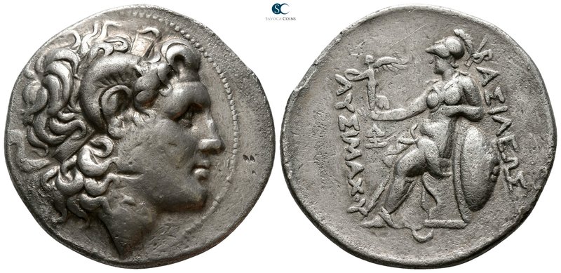Kings of Thrace. Lampsakos. Macedonian. Lysimachos 305-281 BC. Tetradrachm AR
...