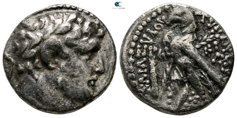 Phoenicia. Tyre circa 126 BC-AD 65. Dated CY 120=6/7 BC. Half Shekel AR

18mm....