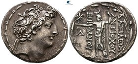 Seleukid Kingdom. Ake-Ptolemaïs. Antiochos VIII Epiphanes (Grypos) 121-97 BC. Struck circa 121-113 BC. Tetradrachm AR